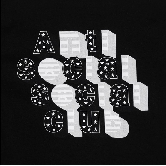 Anti Social Social Club Tee L Sign Me Up - Picture 3 of 4